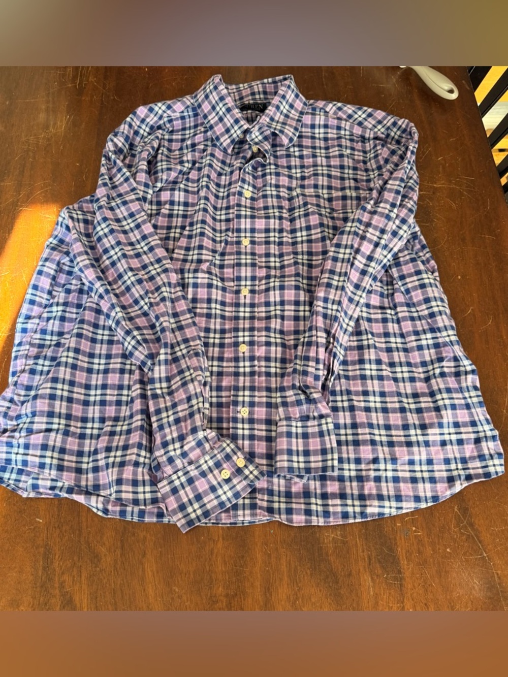Men's Plaid Button-Down Shirt Lauren Ralph Lauren